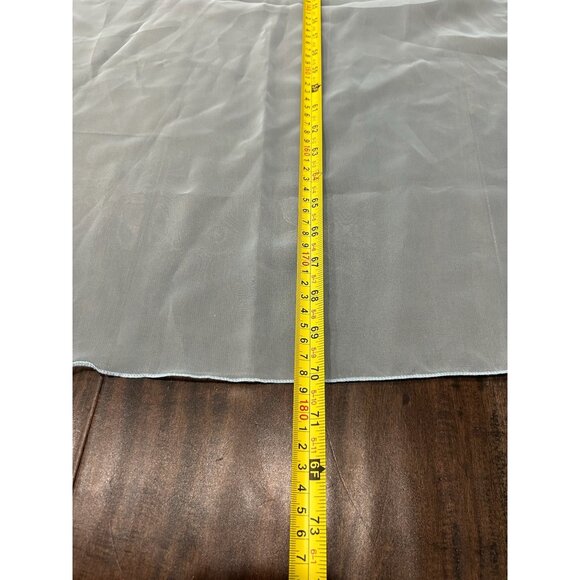 Cejon Sheer Rectangle Scarf Scarf Light Blue One Size Lightweight Wrap Shawl - Picture 7 of 9